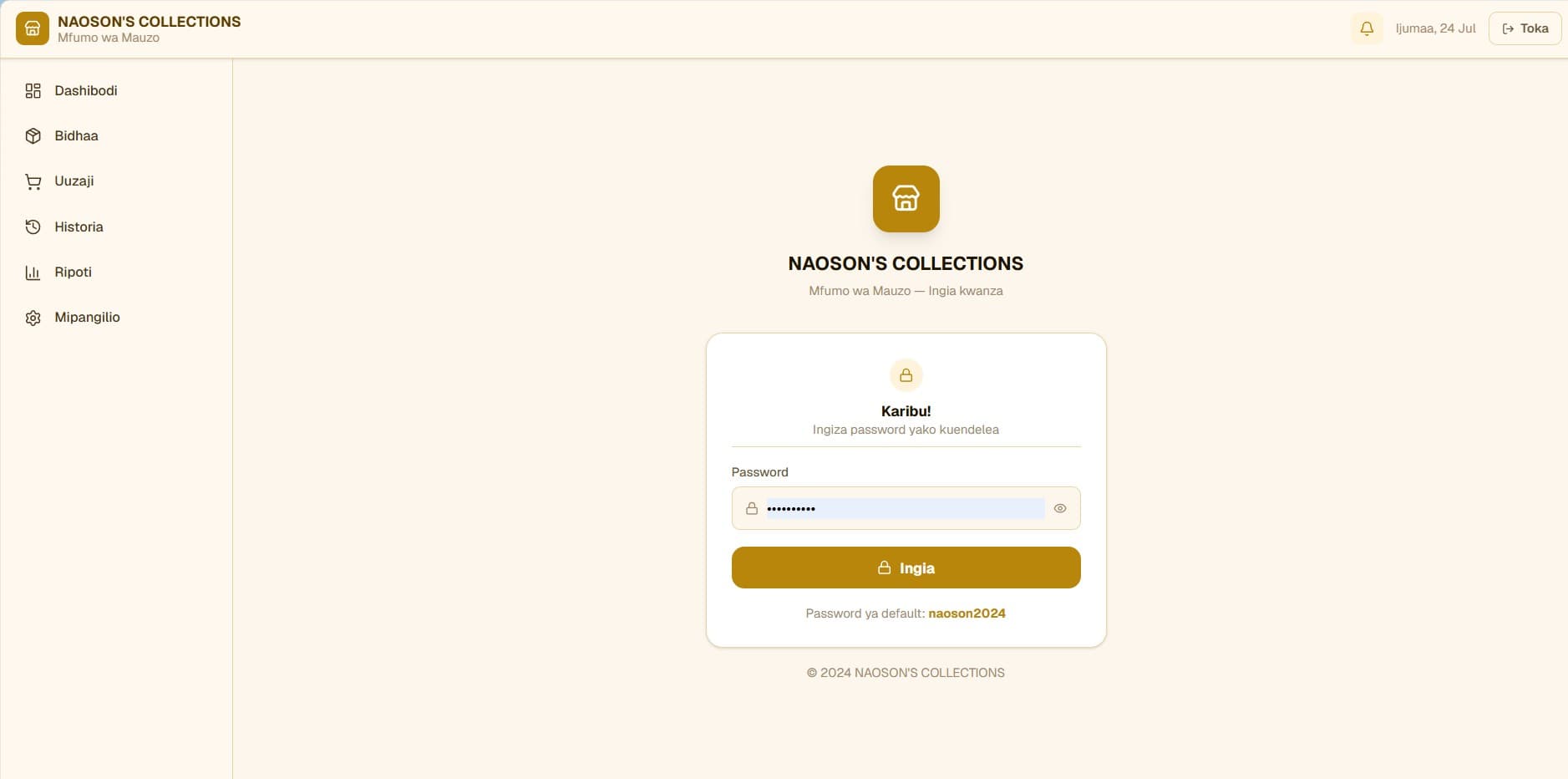 Naoson's Collections POS